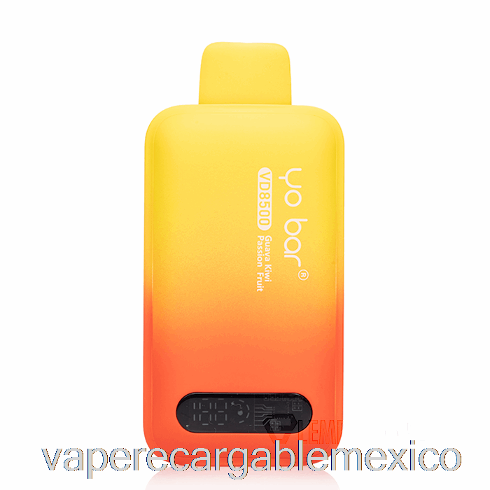 Vape Recargable Yo Bar Vd8500 Desechable Guayaba Kiwi Maracuyá